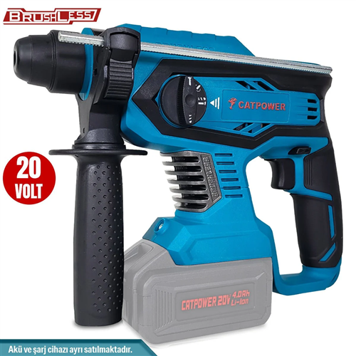 Catpower 4125 Akülü Kırıcı Delici Kömürsüz Motor 2.2 Joule Solo (Aküsüz) Paket