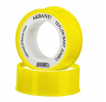 Akbant 505305 Jumbo Teflon Bant 19 mm x 0.076 mm x 15 mt