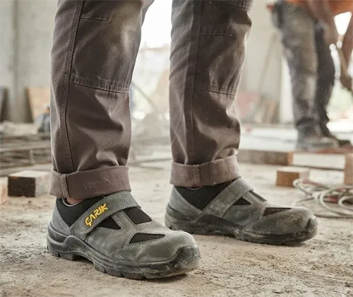 Çarık Safety Shoes Suede S1 Steel Toe No:38