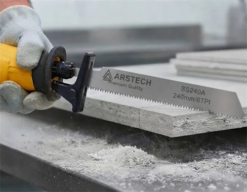 Arstech SS240A Alçıpan ve Betopan Tilki Kuyruk Testere Bıçağı 240 mm 5'li Paket