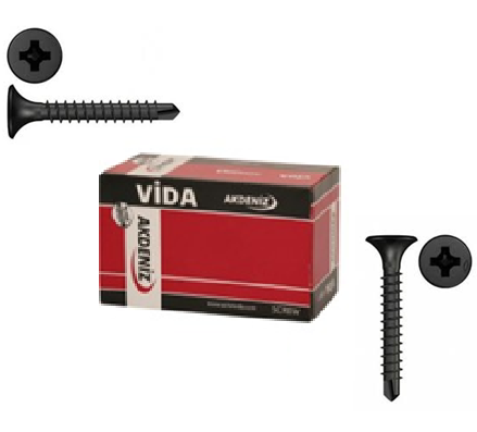 Akdeniz Drill-Tip Drywall Screw 3.5x25 mm 1000-Piece Pack