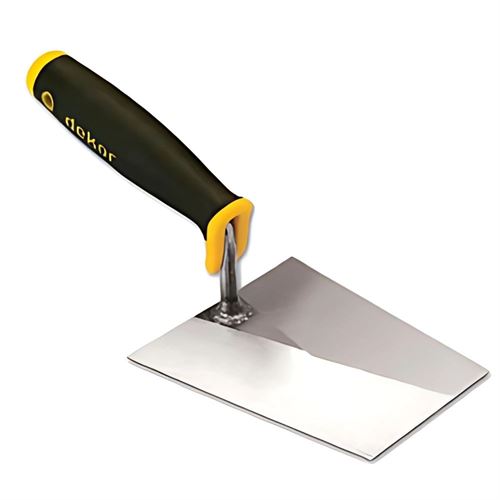 Dekor 382 Duvarcı Malası Yay Çeliği Plastik Saplı 18 cm