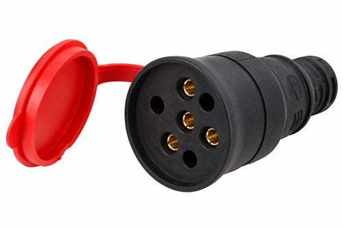 Arstech Trifaze Dişi Fiş Kauçuk Gövdeli ( 3 x 25 Ah )