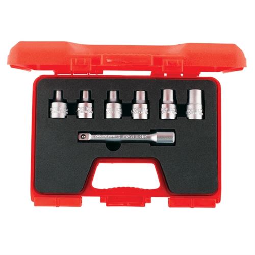 İzeltaş 1113006007 Star Torx Lokma Anahtar Takımı 7 Parça 1/2''