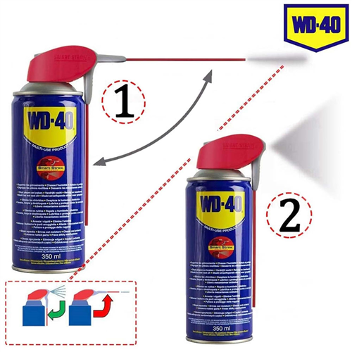 WD-40 Smart Straw Rust Remover and Lubricant Spray 350 ml