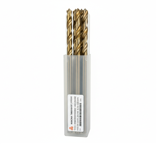 Mte Hss E DIN 338 Matkap Ucu Silindirik Saplı Kısa Altın Seri 9.5 mm