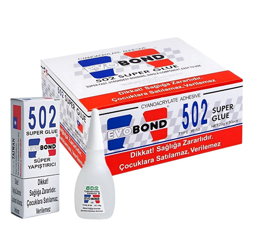 Evobond 502 Super Cyanoacrylate Adhesive 20 gr