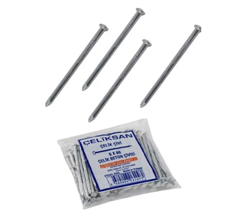 Çeliksan Beyaz Kaplama Oluklu Çelik Çivi 5x70 mm