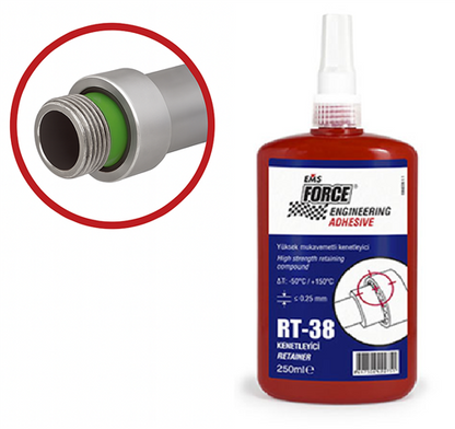 Ems Force RT-38/250 Yüksek Mukavemetli Rulman Tutucu 250 ml