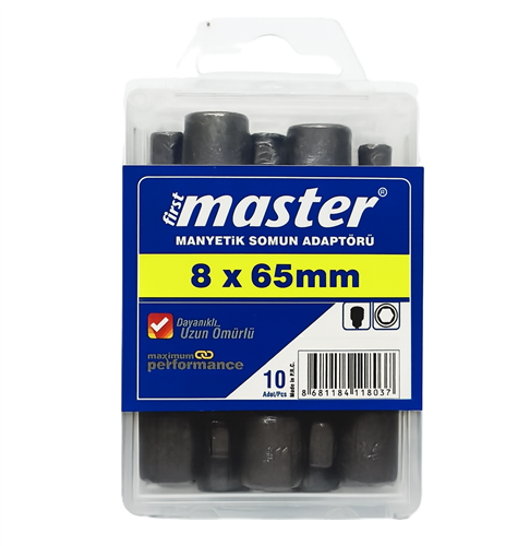 Master 530441 Manyetik Somun Adaptörü 8x65 mm