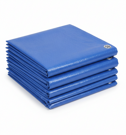 Ekonet Blue Waterproof Protective Tarp 15x15 m