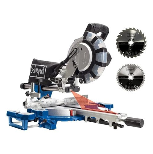 Scheppach HM254SPX Lazerli Kızaklı Gönye Kesme Makinası 254 mm 2000 Watt