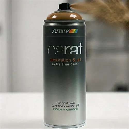 Carat Sprey Boya Parlak Sütlü Kahve RAL 8001 400 Ml