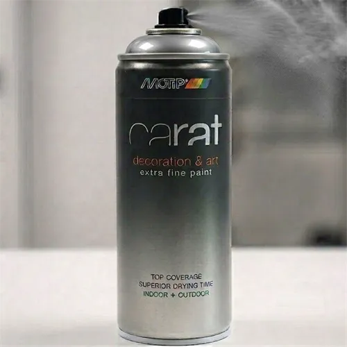 Carat Sprey Boya Parlak Alüminyum Gri RAL 9006 400 Ml