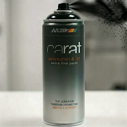 Carat Sprey Boya Mat Siyah RAL 9005 400 Ml