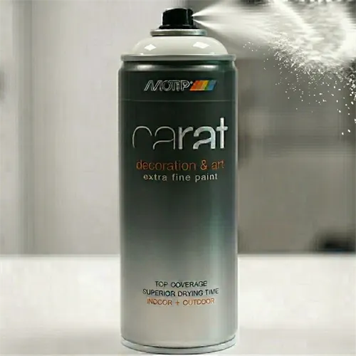 Carat Sprey Boya Parlak Kırık Beyaz RAL 1013 400 Ml