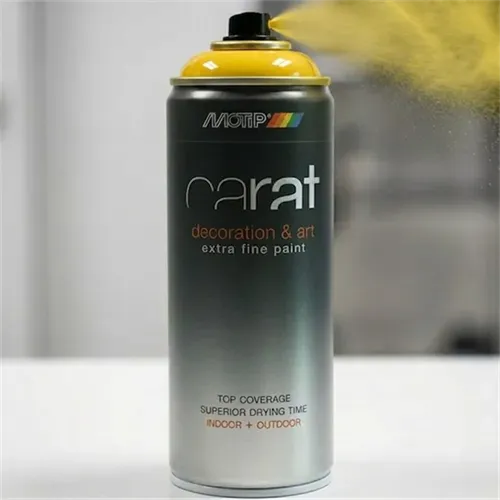 Carat Sprey Boya Parlak Sarı RAL 1018 400 Ml