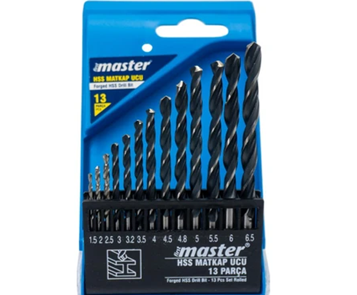 Master 530825 HSS Drill Bit Set 13 Pieces