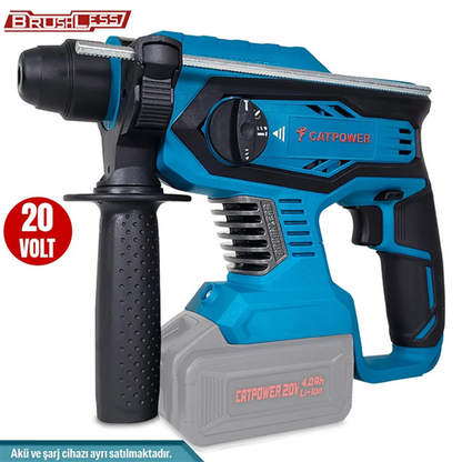 Catpower 4125 Akülü Kırıcı Delici Kömürsüz Motor 2.2 Joule  Solo (Aküsüz) Paket
