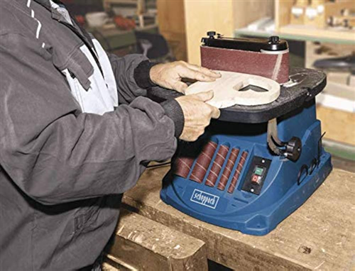 Scheppach OSM600 Salınımlı Silindirik Bant Zımpara Makinası 450 Watt