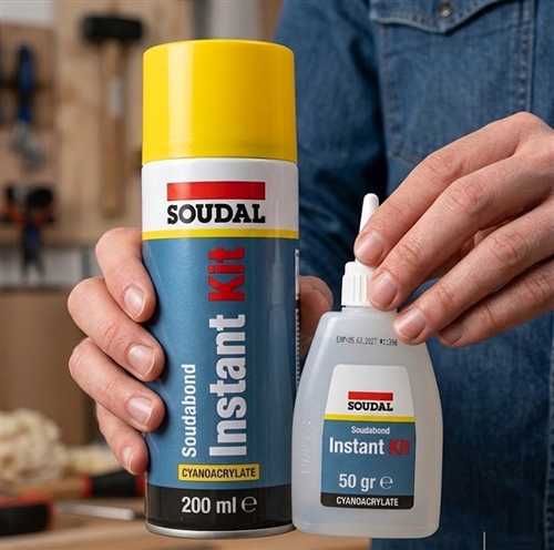 Soudal Instant Kit  Hızlı Yapıştırıcı 200 ml + 50 gr