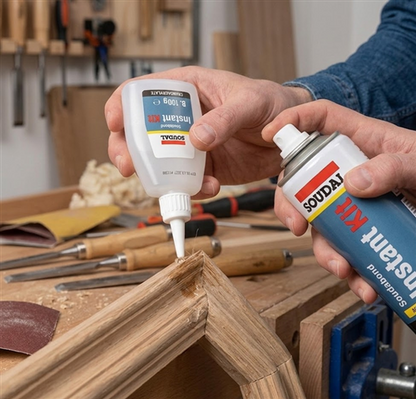 Soudal Instant Kit  Hızlı Yapıştırıcı 200 ml + 50 gr