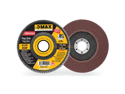 Dmax DMX4004 Flap Disk 115 mm Alüminyum Oksit 120 Kum