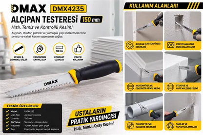 Dmax DMX4235 Alçıpan Testeresi 150 mm
