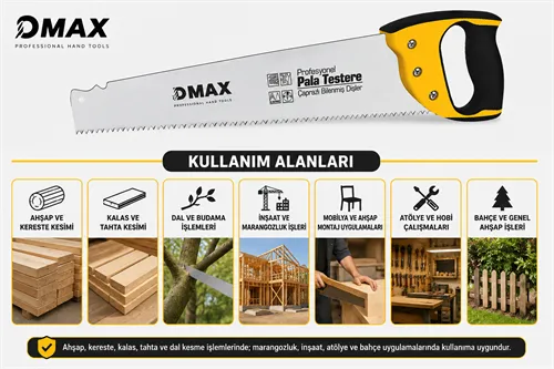 Dmax DMX4239 Fiber Saplı Pala Testere No:18