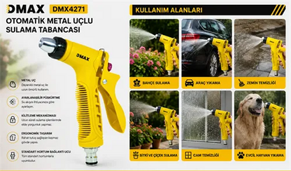 Dmax DMX4271 Otomatik Metal Uçlu Sulama Tabancası