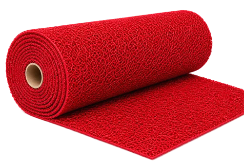 Walkmats Kıvırcık Paspas Kırmızı 14 mm 100 cm 15 m²