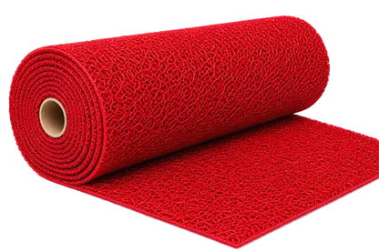 Walkmats Kıvırcık Paspas Kırmızı 14 mm 100 cm 15 m²