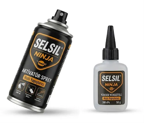 Selsil Ninja Mdf 200 ml +50G Shrink Hızlı Yapıştırıcı