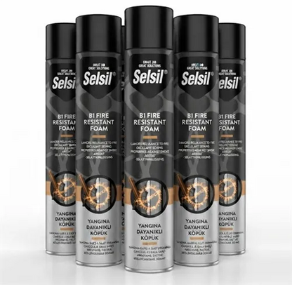 Selsil B1 Yangına Dayanıklı Köpük 750 ml Manuel 900 gr