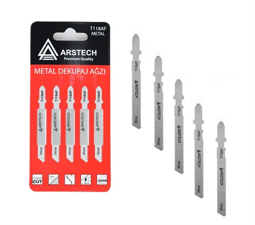 Arstech T118A Dekupaj Testere Ağzı Metal Kesim 5'li Paket