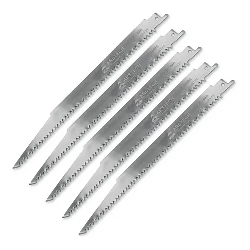 Arstech SS240A Alçıpan ve Betopan Tilki Kuyruk Testere Bıçağı 240 mm 5'li Paket