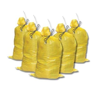 Arstech Ламинированный мешок для песка, ПП, высокопрочный, желтый, 50x60 см