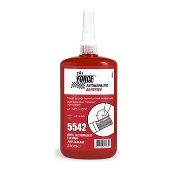 Ems Force 5542/250 Жидкий герметик для труб с тефлоном для мелкой резьбы, 250 мл