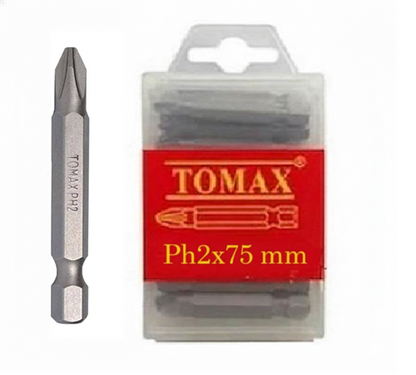 Tomax PH2x75 mm Yıldız Bits Uç