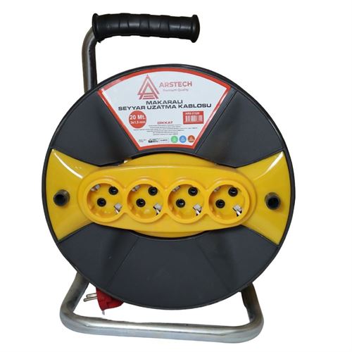 Arstech ARS31520 Seyyar Makara Kablo 3x1.5 mm 20 Metre