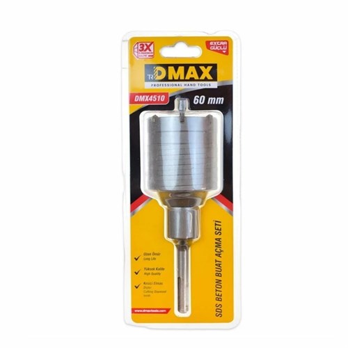 Dmax DMX4512 SDS Beton Buat Açma Seti 70 mm