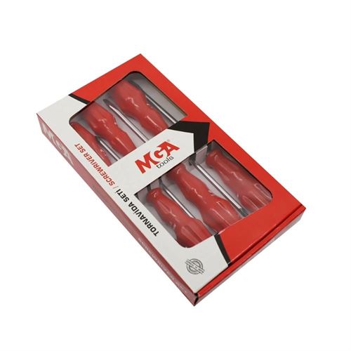 Mega Düz Yıldız Uçlu Tornavida Seti 7 Parça