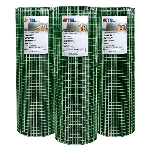 Aktel PVC Kaplı Puntalı Tel 25×25 mm – 100 cm / 16 kg Rulo