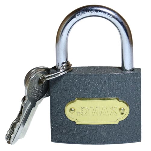 Dmax DMX4593 Gri Döküm Asma Kilit 50 mm
