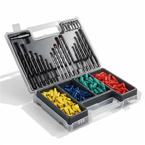 Dmax DMX8511 Matkap Ucu ve Dübel Seti 300 Parça