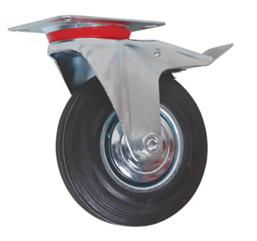 Master 500250 Endüstriyel Döner Başlıklı Frenli Teker 80×35 mm