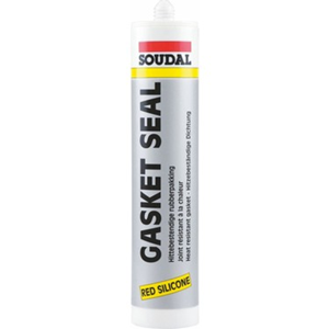 Soudal Gasketseal Isı Silikonu 300°C Dayanımlı Kırmızı 310 ml