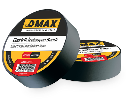 Dmax DMX4698 Elektrik İzolasyon Bandı Beyaz 18mm x 6 Yards