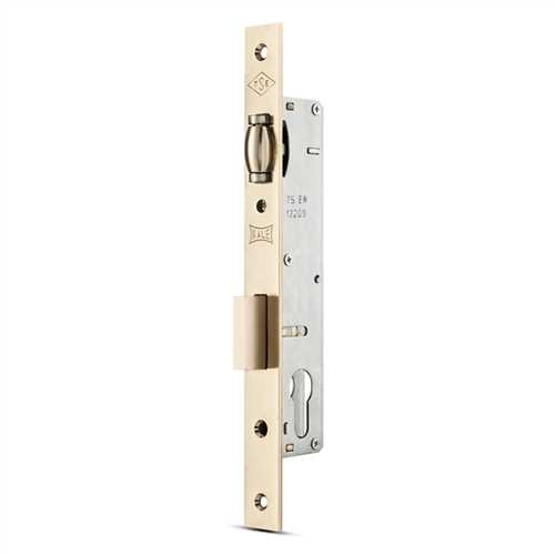 Kale 155/20U Silindirli Dar Kilit Makaralı 20 mm Nikel 62 mm Barelli