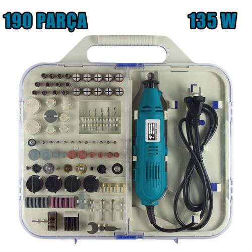 Catpower 8102 Gravür Taşlama Seti 163 Parça 135 Watt